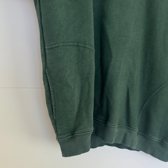 Aerie Women’s V Neck Green Pullover Sweatshirt - Picture 3 of 4